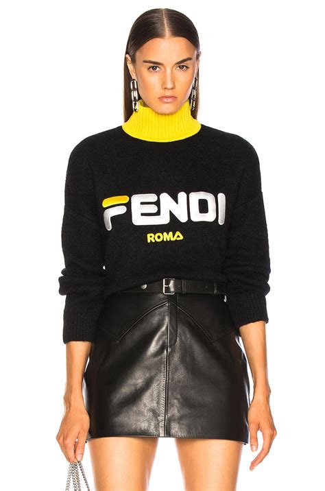 fendi sweatshirt cheap|fendi oversized sweater.